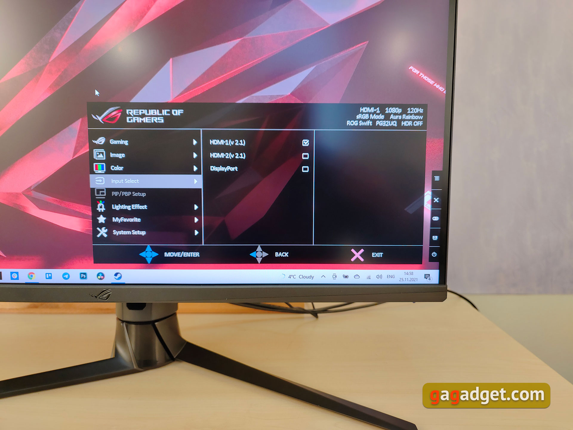 Recensione ASUS ROG Swift PG32UQ: monitor da gioco 4K a punti quantici-48