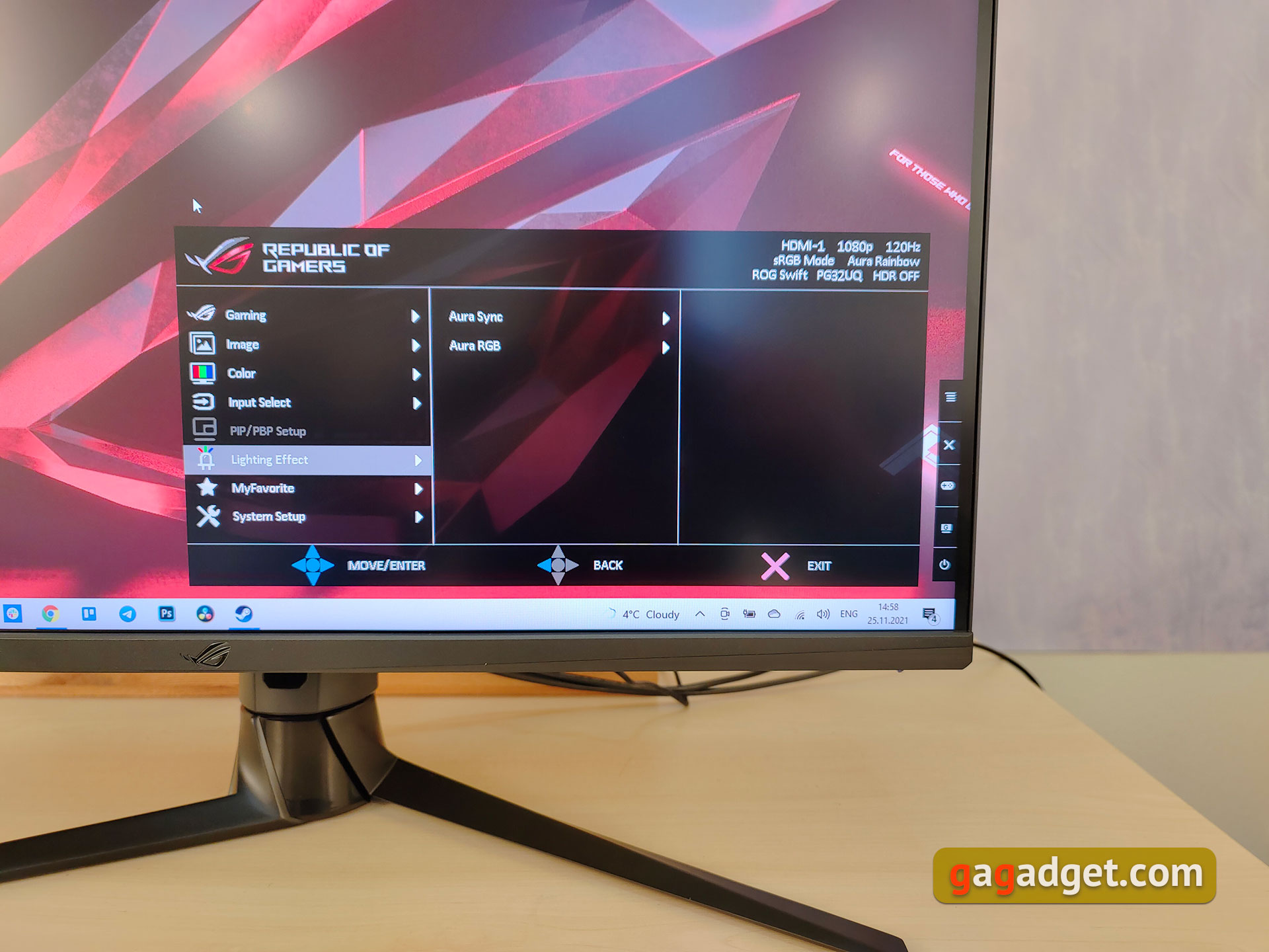 Recensione ASUS ROG Swift PG32UQ: monitor da gioco 4K a punti quantici-49