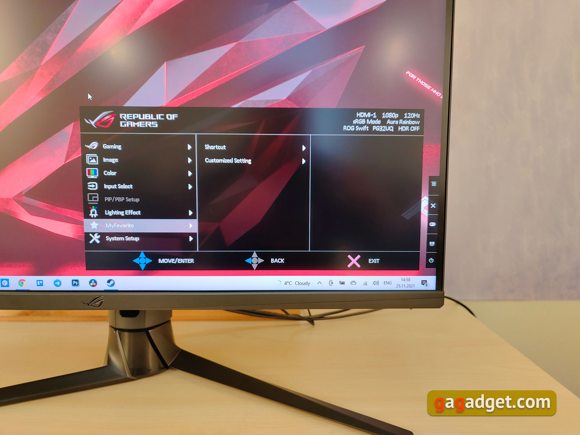 Recensione ASUS ROG Swift PG32UQ: monitor da gioco 4K a punti quantici-50