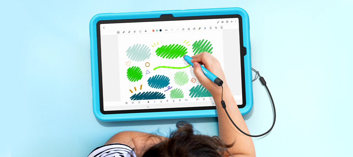 Galaxy Tab A11+ Kids Edition con app educative