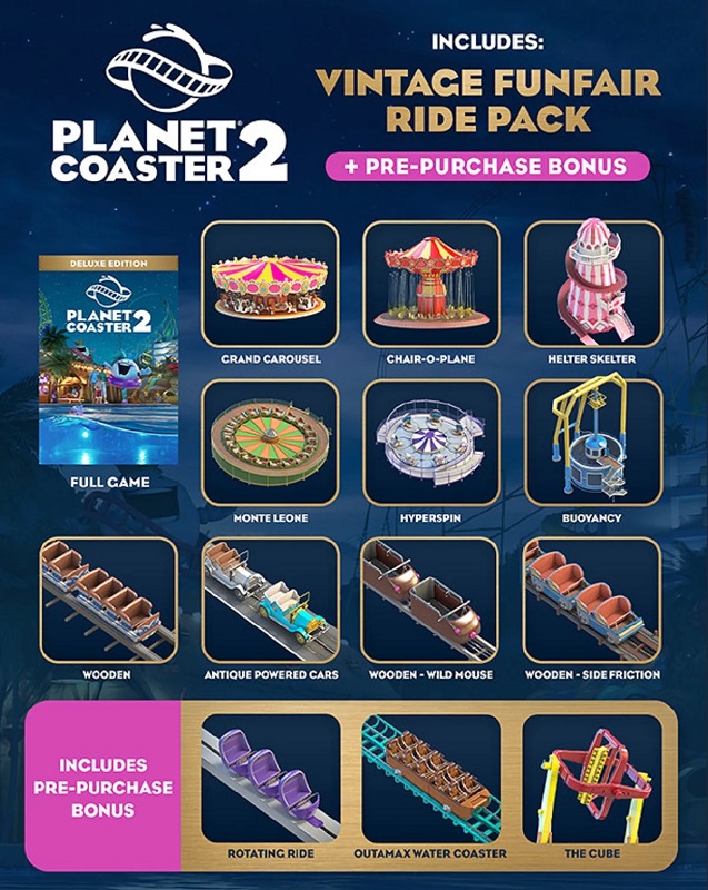 Il parco divertimenti aprirà a novembre: Annunciata la data di uscita della strategia economica Planet Coaster 2-2 Il parco divertimenti aprirà a novembre: Annunciata la data di uscita della strategia economica Planet Coaster 2-2