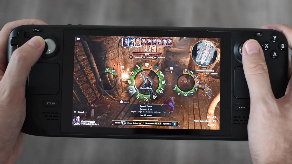 Baldur's Gate III e Cyberpunk 2077 restano i giochi più popolari tra gli utenti di Steam Deck