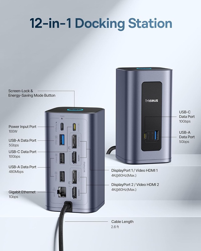 Baseus Nomos NU1 Air Spacemate Docking Station
