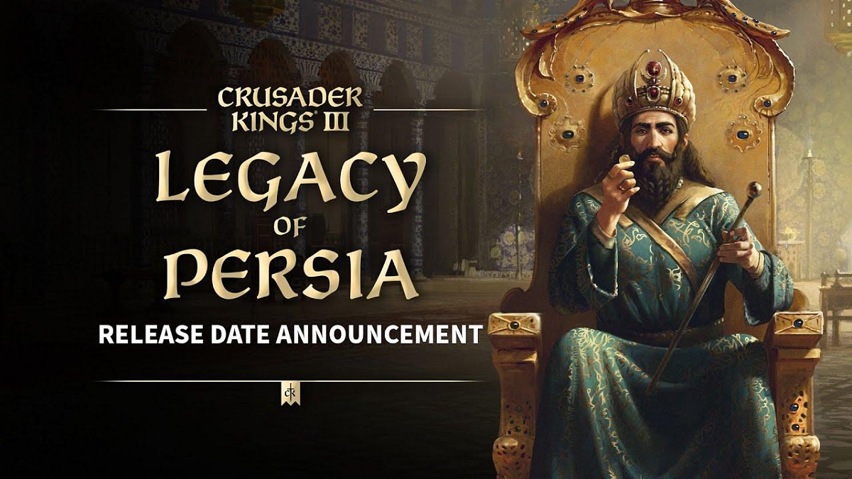 Paradox Interactive ha rivelato la data di uscita dell'add-on Legacy of Persia per il gioco di grande strategia storica Crusader Kings 3 e ne ha presentato il nuovo trailer.