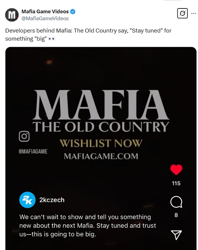 Teaser di Mafia: The Old Country.