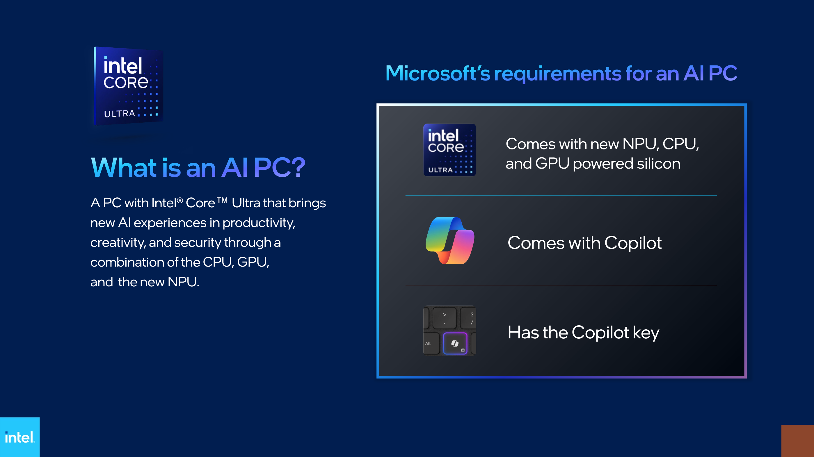 Microsoft richiede che i computer AI abbiano una chiave Copilot separata - Intel-2 Microsoft richiede che i computer AI abbiano una chiave Copilot separata - Intel-2