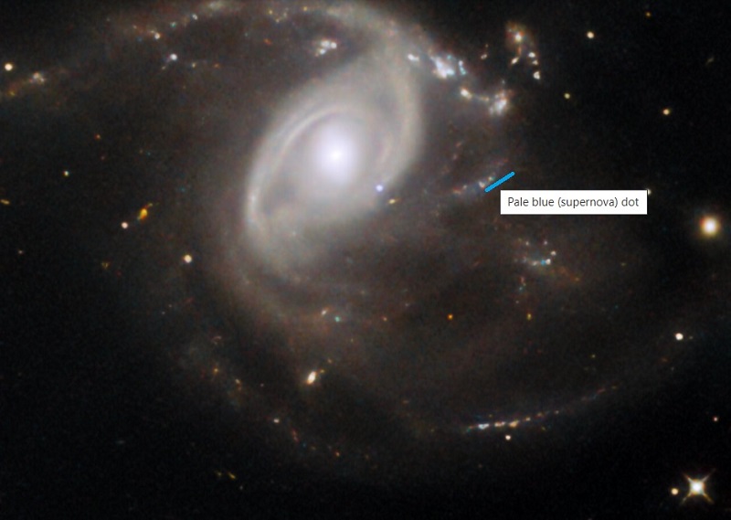 Foto della supernova SN 2024PI