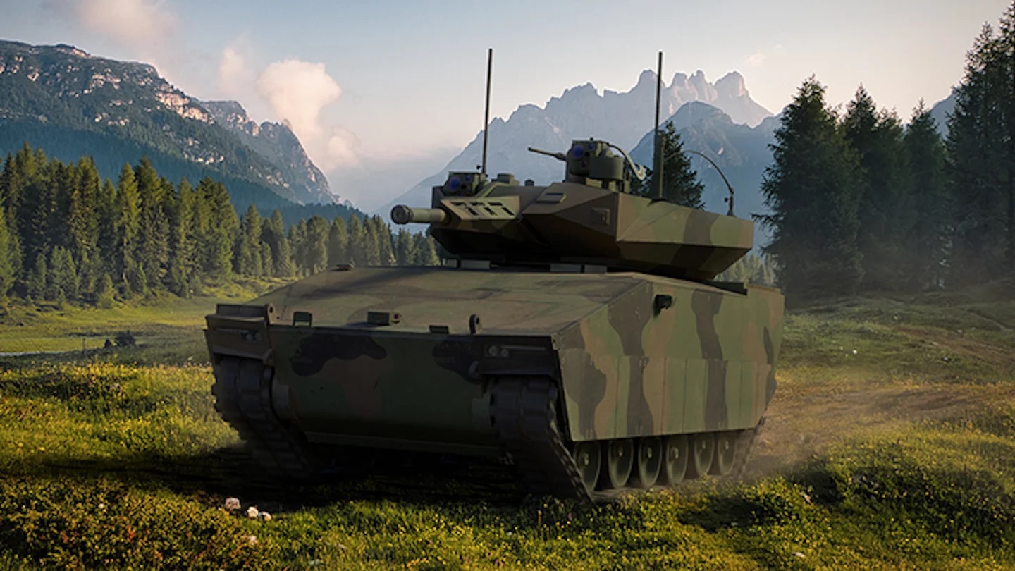 Veicolo da combattimento di fanteria Lynx. Illustrazione