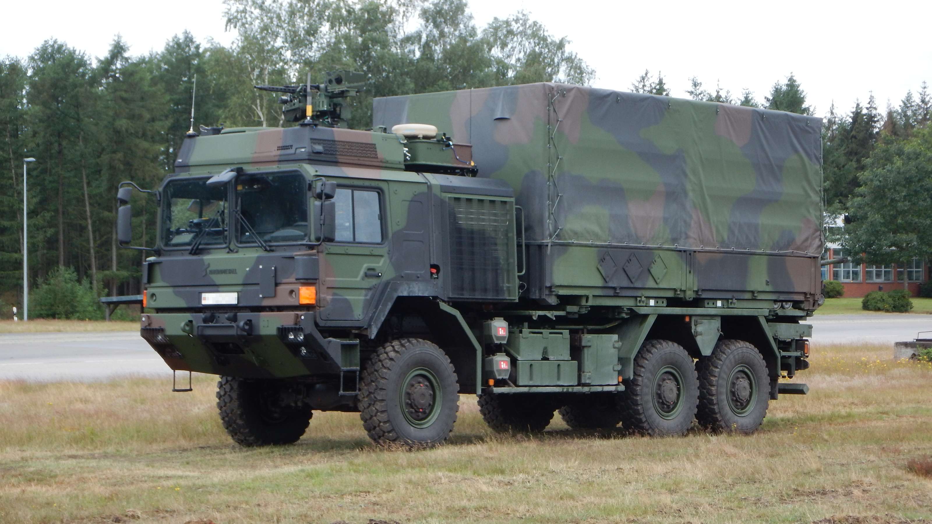 Camion militare Un camion militare. Illustrazione: Bundeswehr