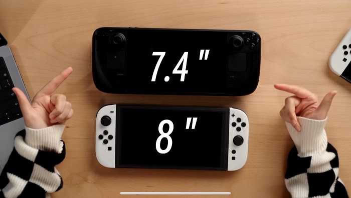 Un blogger cinese ha creato un mock-up 3D del Nintendo Switch 2 sulla base delle informazioni trapelate e ha fatto dei confronti con altre console portatili (video)-3 Un blogger cinese ha creato un mock-up 3D del Nintendo Switch 2 sulla base delle informazioni trapelate e ha fatto dei confronti con altre console portatili (video)-3