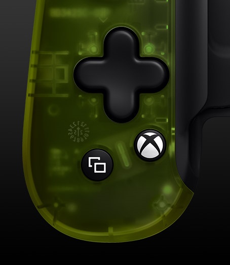 Backbone One: controller Xbox Edition dall'alto Backbone One: controller Xbox Edition dall'alto