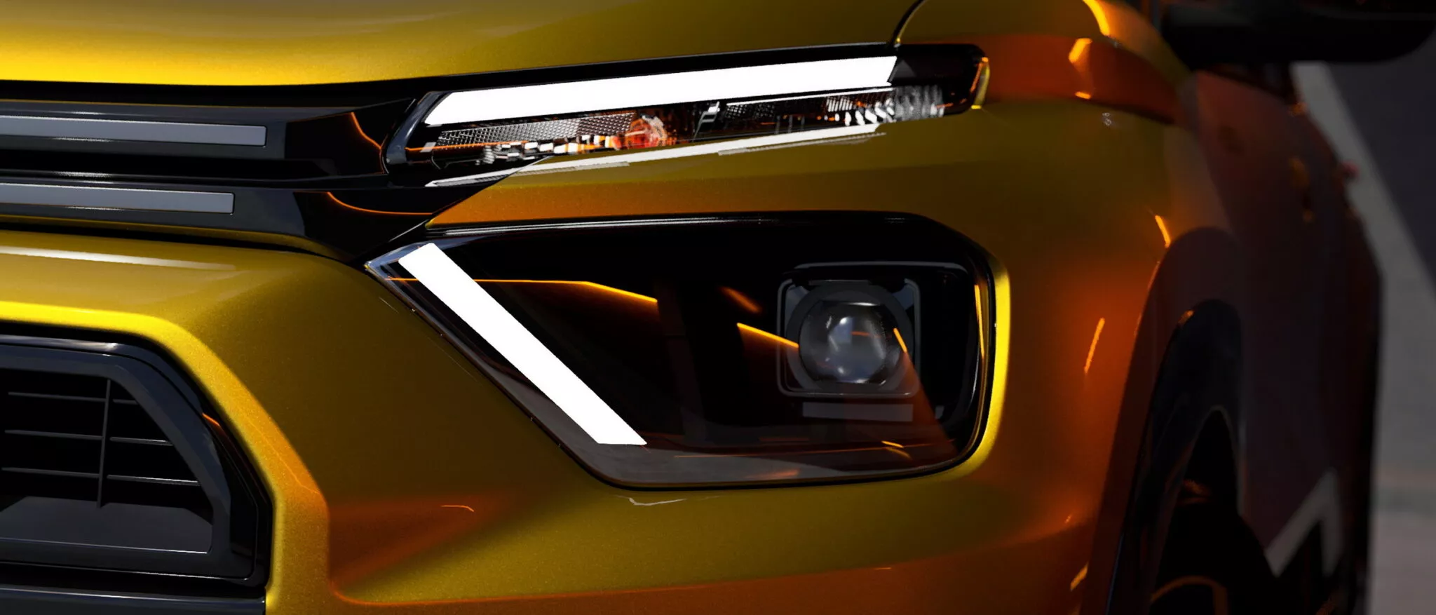 Pinze dei freni rosse del Citroën Basalt Vision