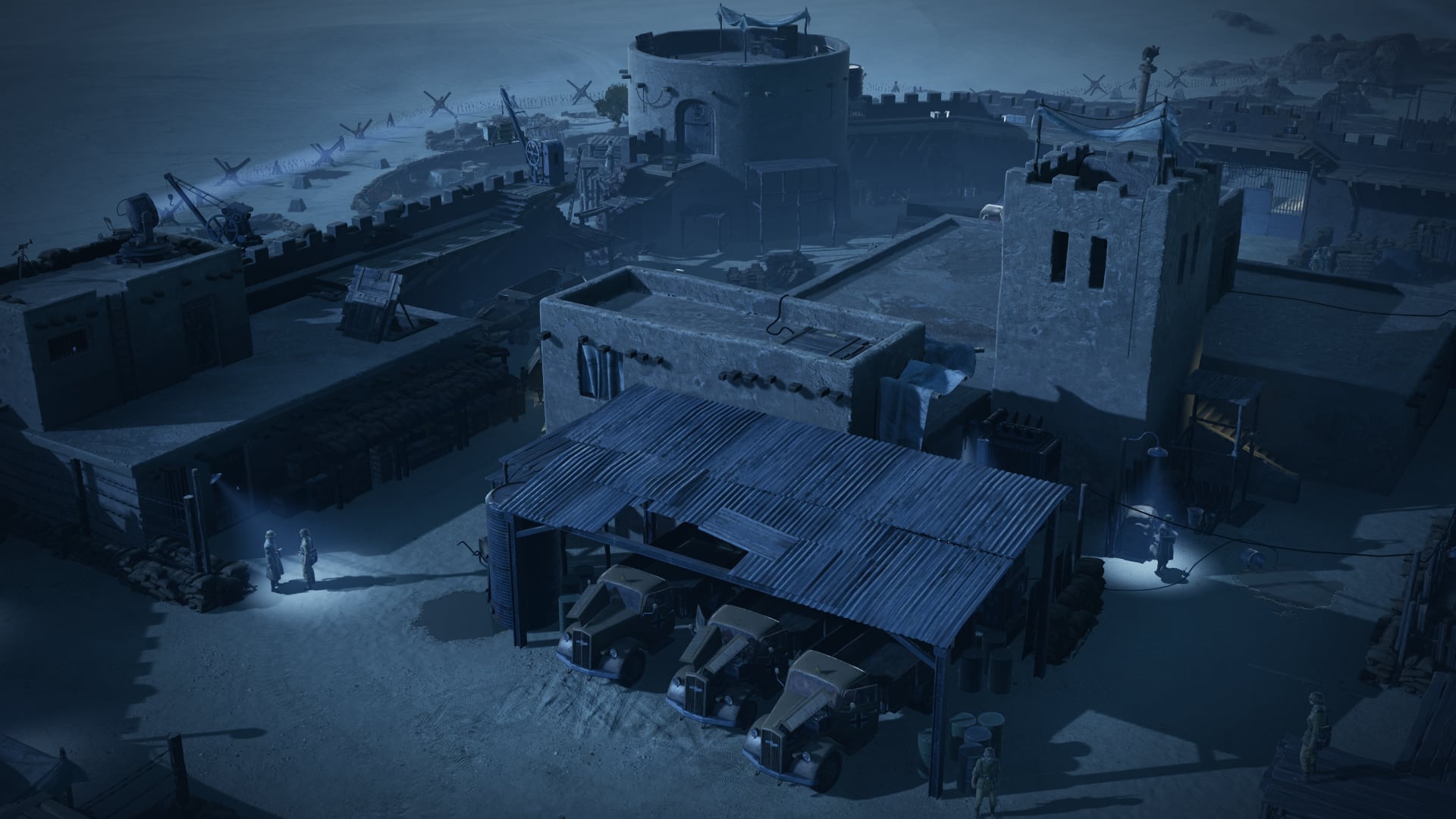 Una scena del gioco Commandos: Origins
