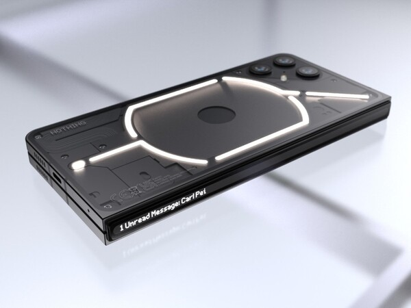 Schermo flessibile dello smartphone Nothing Fold (1) con una cerniera esclusiva