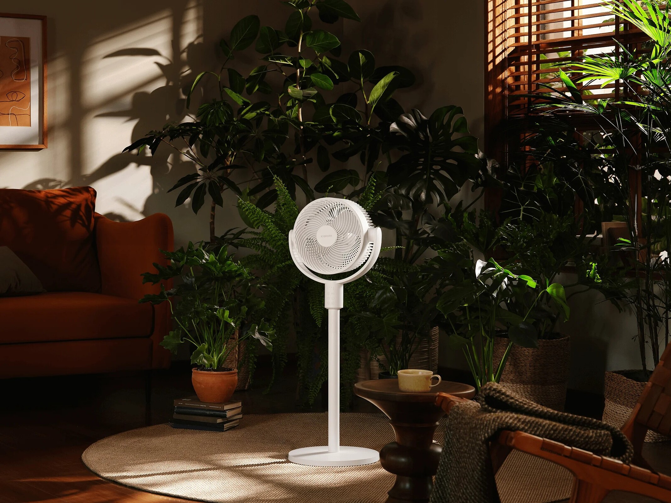 Ventilatore intelligente Xiaomi per la circolazione dell'aria in piedi