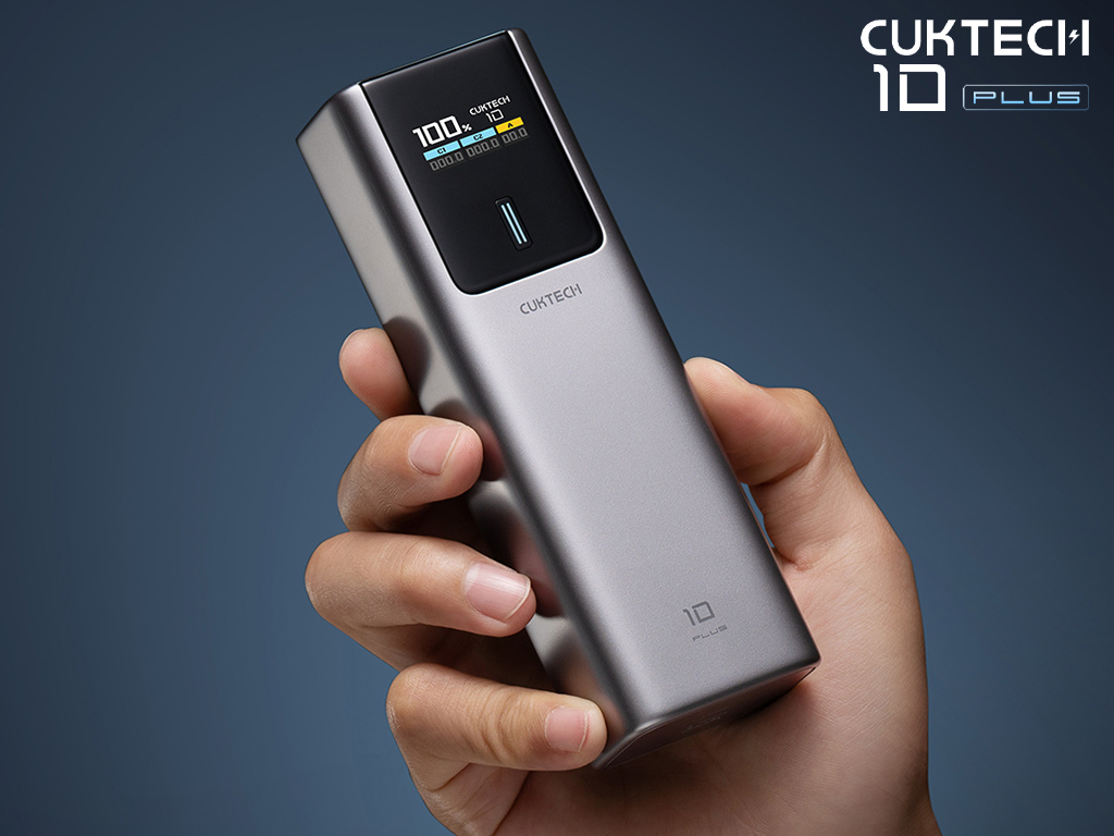 Presentazione del nuovo modello di power bank Cuktech 10 Plus