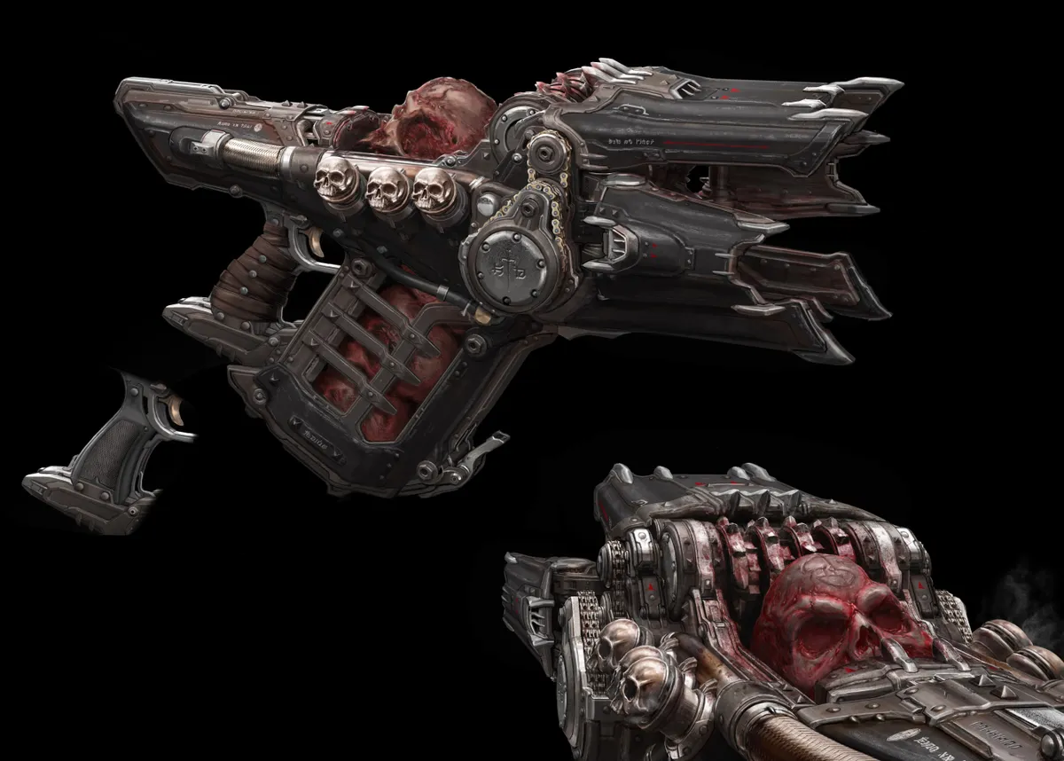 Frantumatore di teschi Illustrazione di Skullcrusher di Bethesda