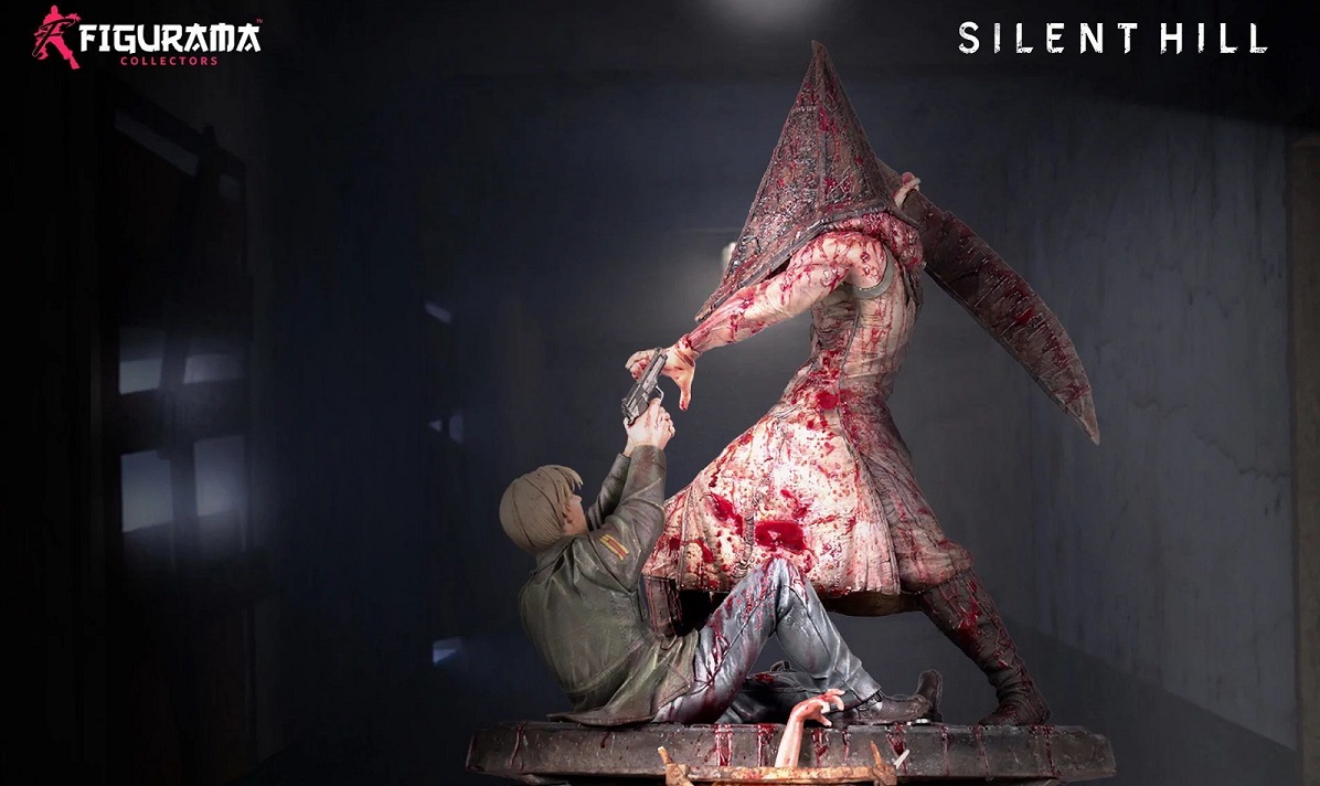 Fan di Silent Hill 2: Solo 600 fortunati fan potranno possedere un gigantesco oggetto da collezione con il protagonista del gioco e la Pyramid Head. Fan di Silent Hill 2: Solo 600 fortunati fan potranno possedere un gigantesco oggetto da collezione con il protagonista del gioco e la Pyramid Head.