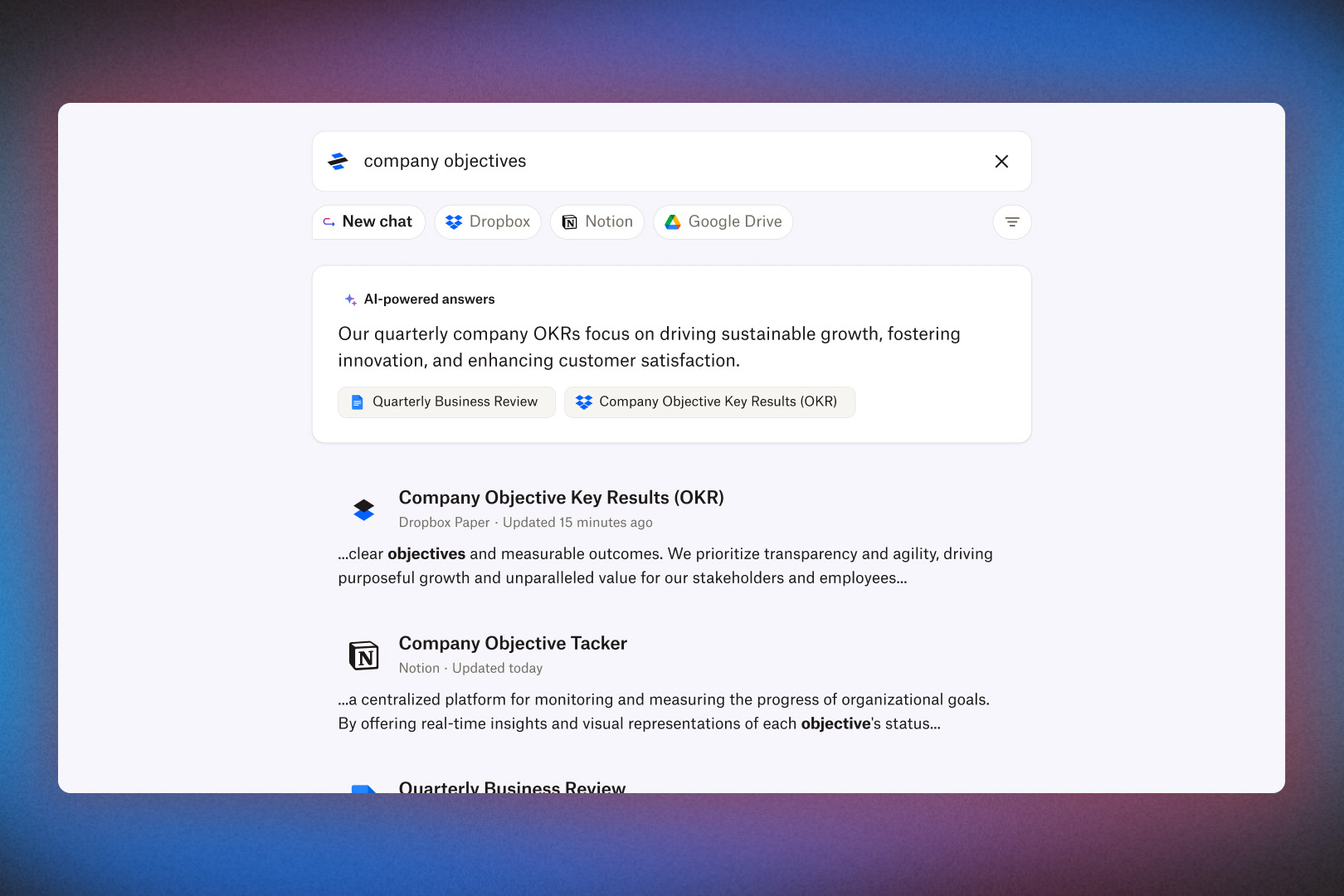 Dropbox ha ridisegnato la sua interfaccia web e ha rilasciato una versione open beta di Dash con supporto all'intelligenza artificiale Dropbox ha ridisegnato la sua interfaccia web e ha rilasciato una versione open beta di Dash con supporto all'intelligenza artificiale
