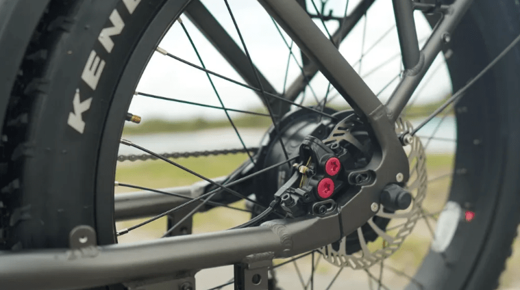 freni a disco su un'ebike