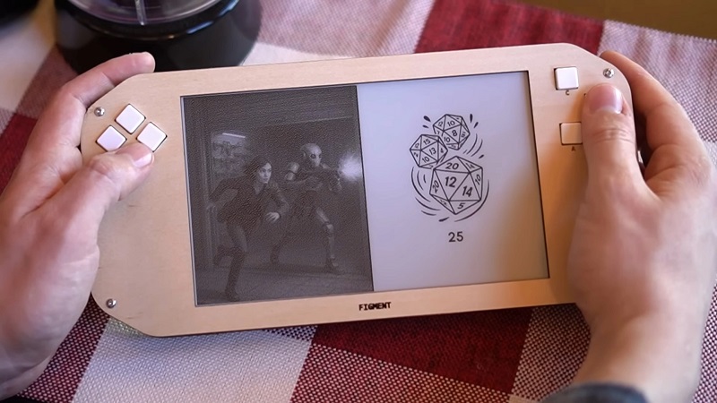 Figment - una console di gioco portatile con display E Ink Figment - una console di gioco portatile con display E Ink