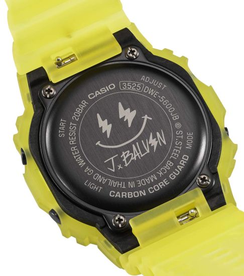 Orologio G-Shock DWE-5600JB-1A9ER: pannello posteriore