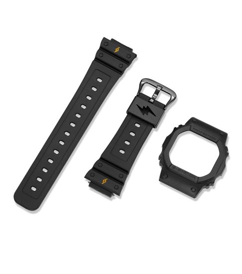 Orologio G-Shock DWE-5600JB-1A9ER nero con bracciale nero