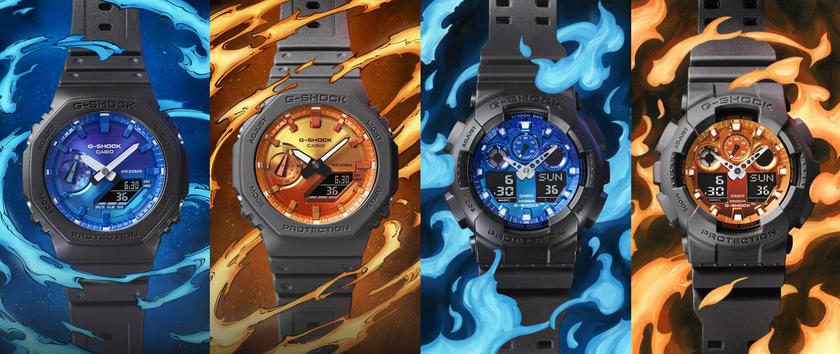 Orologio G-Shock Flame Inside con sfumatura blu