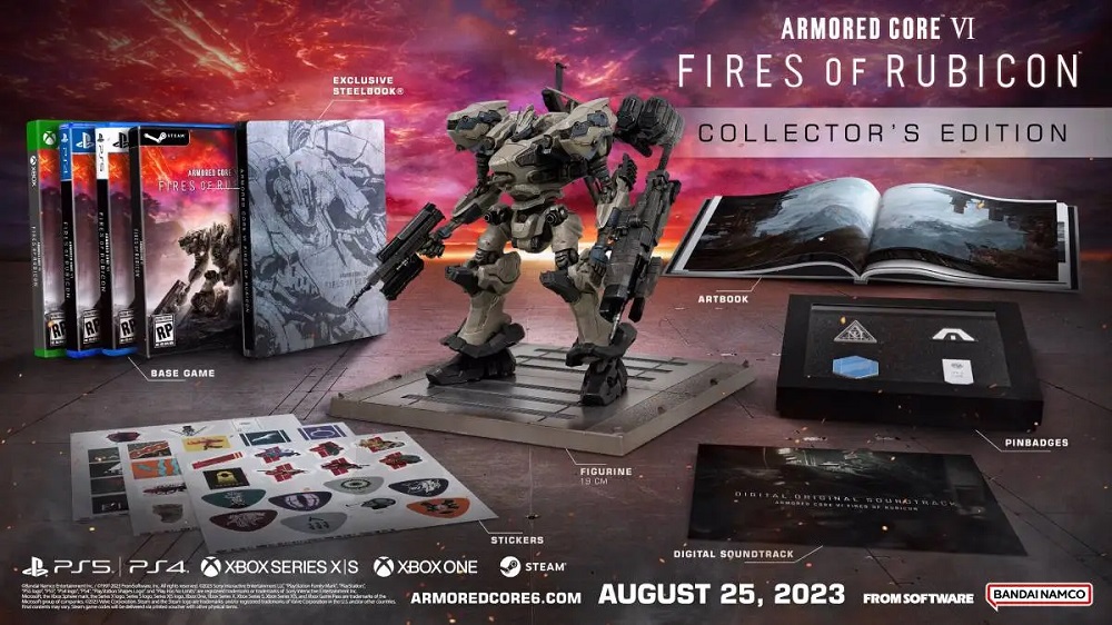 La Collector's Edition di Armored Core VI: Fires of Rubicon è ora disponibile. Include un mech dettagliato, un artbook dettagliato e molte altre chicche.-2 La Collector's Edition di Armored Core VI: Fires of Rubicon è ora disponibile. Include un mech dettagliato, un artbook dettagliato e molte altre chicche.-2