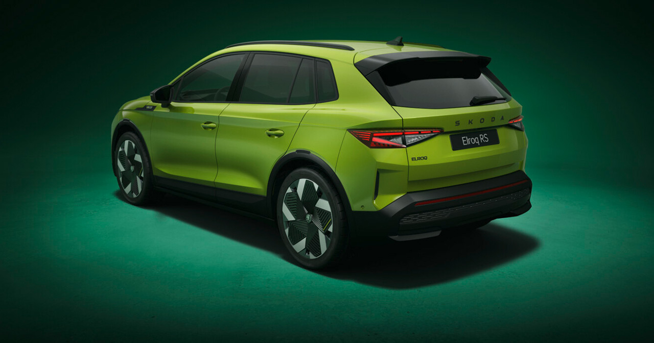 Dettaglio posteriore Skoda Elroq RS Dettaglio posteriore Skoda Elroq RS