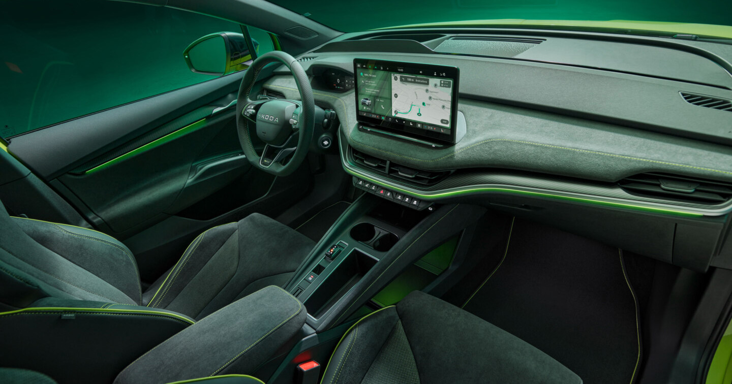 Interni della Skoda Elroq RS Interni della Skoda Elroq RS