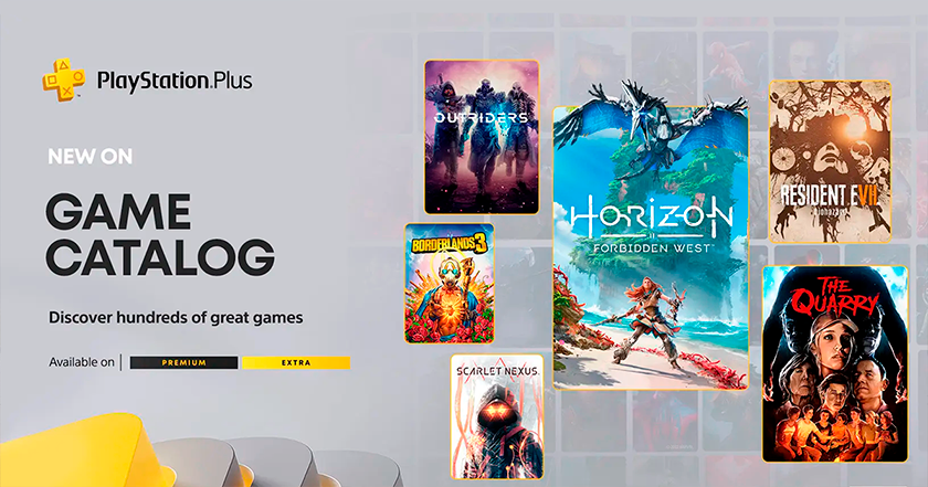 Il 21 febbraio PlayStation aggiungerà nuovi giochi alle librerie Extra e Deluxe: Horizon Forbidden West, The Quarry, Borderlands 3 e altri. Il 21 febbraio PlayStation aggiungerà nuovi giochi alle librerie Extra e Deluxe: Horizon Forbidden West, The Quarry, Borderlands 3 e altri.