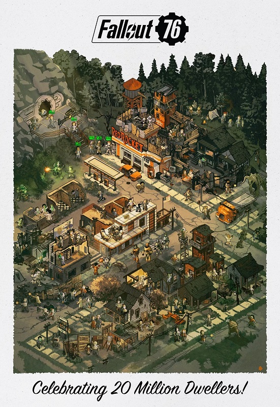 Dal grande fallimento al grande successo: Il pubblico di Fallout 76 ha superato i 20 milioni dall'uscita del gioco-2 Dal grande fallimento al grande successo: Il pubblico di Fallout 76 ha superato i 20 milioni dall'uscita del gioco-2