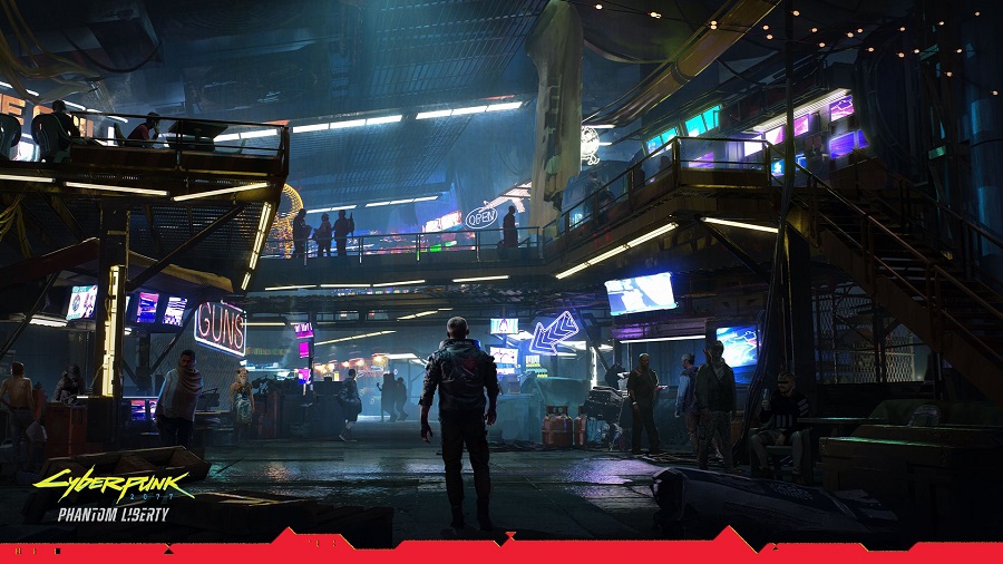 Gli sviluppatori di Cyberpunk 2077 hanno svelato le immagini d'atmosfera di una delle location centrali dell'espansione Phantom Liberty.-2