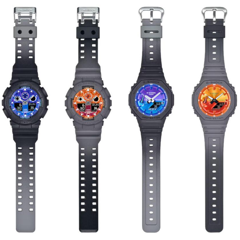 Orologio G-Shock Flame Inside con sfumatura arancione