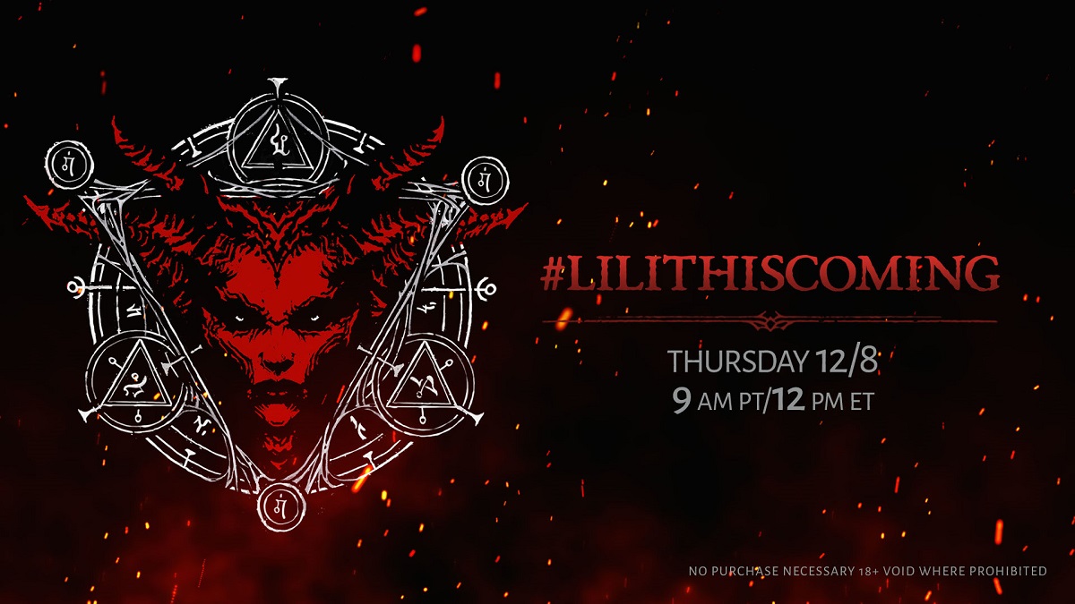 Lilith arriva domani! Diablo IV è ufficialmente confermato per la presentazione ai The Game Awards 2022 Lilith arriva domani! Diablo IV è ufficialmente confermato per la presentazione ai The Game Awards 2022