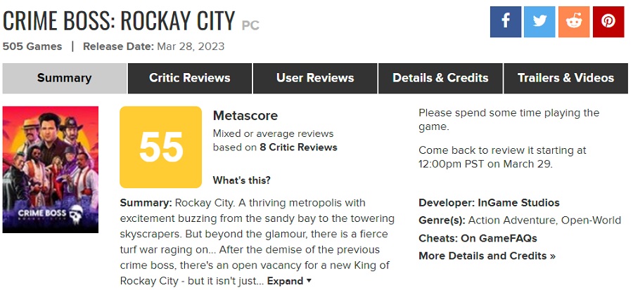 Le star di Hollywood non hanno salvato Crime Boss: Rockay City dal fallimento. I critici sono rimasti delusi dal nuovo sparatutto poliziesco-2 Le star di Hollywood non hanno salvato Crime Boss: Rockay City dal fallimento. I critici sono rimasti delusi dal nuovo sparatutto poliziesco-2