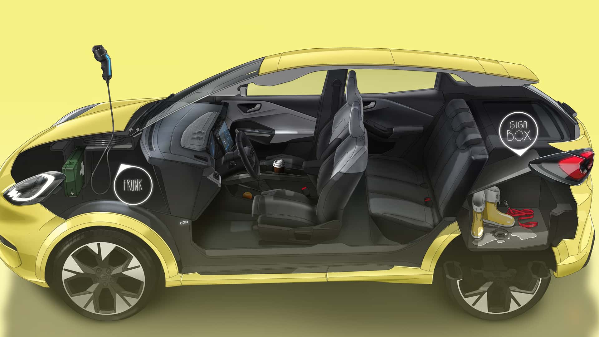 Interni di Ford Puma Gen-E con doppio display HD Interni di Ford Puma Gen-E con doppio display HD