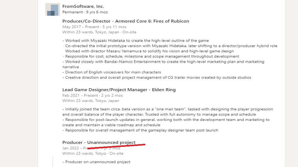 Sequel di Elden Ring, Bloodborne 2, Dark Souls 4 o nuova IP? È stato rivelato che FromSoftware sta lavorando a un progetto non ancora annunciato.-2 Sequel di Elden Ring, Bloodborne 2, Dark Souls 4 o nuova IP? È stato rivelato che FromSoftware sta lavorando a un progetto non ancora annunciato.-2