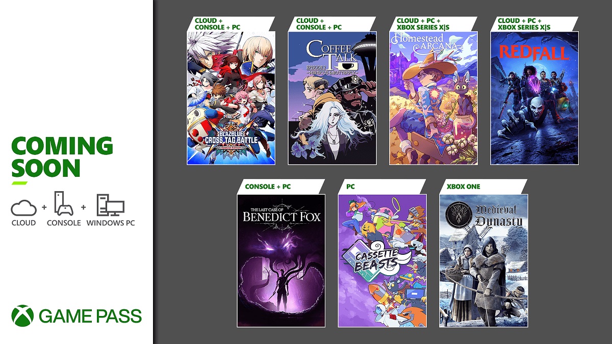Microsoft ha annunciato l'elenco dei giochi che appariranno nel suo catalogo Game Pass nella seconda metà di aprile e all'inizio di maggio. Il titolo di punta sarà lo sparatutto Redfall Microsoft ha annunciato l'elenco dei giochi che appariranno nel suo catalogo Game Pass nella seconda metà di aprile e all'inizio di maggio. Il titolo di punta sarà lo sparatutto Redfall