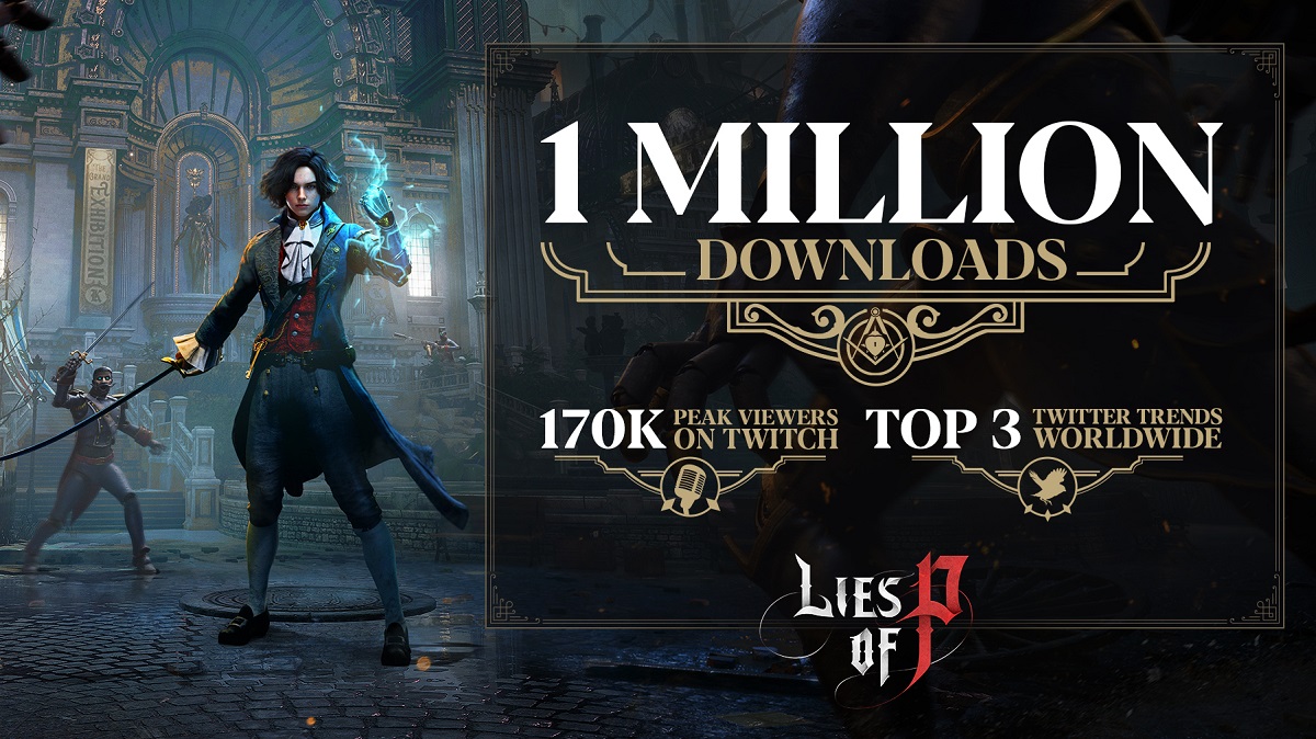 È un successo! Più di un milione di giocatori hanno scaricato la demo dell'ambizioso gioco d'azione Lies of P. Il gioco è molto discusso su Twitter e seguito su Twitch. È un successo! Più di un milione di giocatori hanno scaricato la demo dell'ambizioso gioco d'azione Lies of P. Il gioco è molto discusso su Twitter e seguito su Twitch.