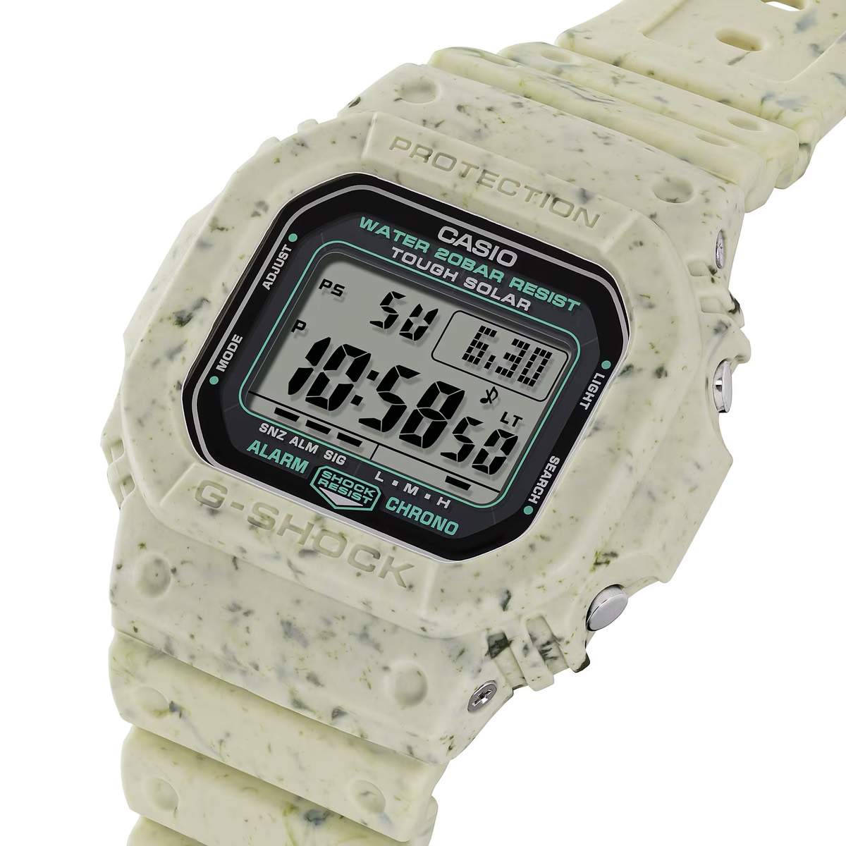 G-Shock G-5600BG-5 con texture a marmo G-Shock G-5600BG-5 con texture a marmo