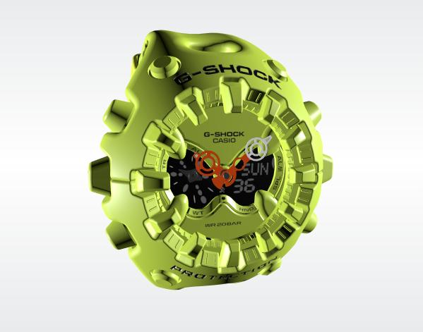 Orologio G-Shock GA-V01 di colore verde lime Orologio G-Shock GA-V01 di colore verde lime