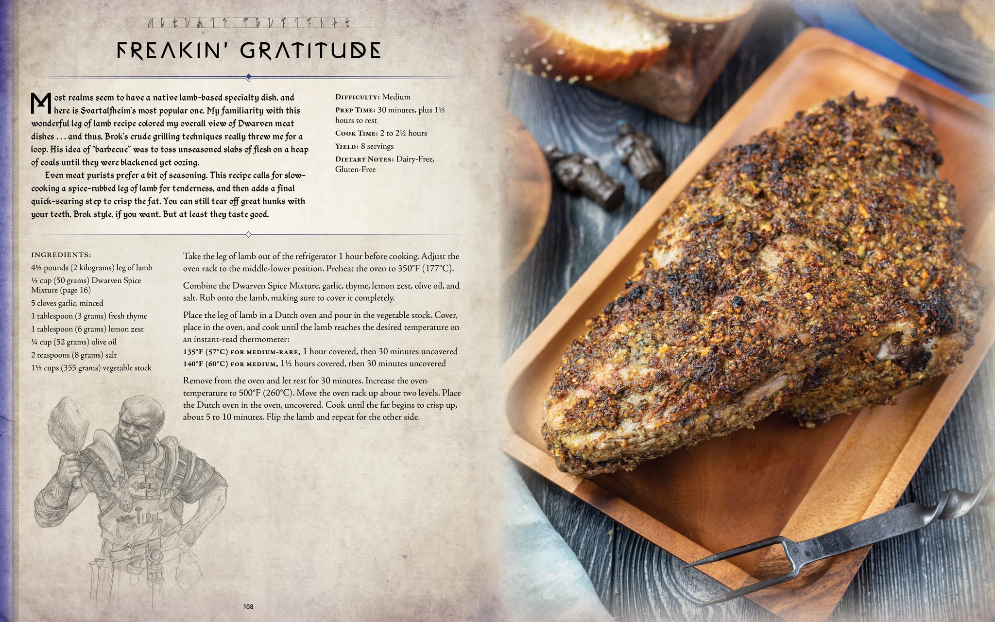 Cotoletta in stile scandinavo: Insight Editions presenta il libro di cucina di God of War Ragnarok-5 Cotoletta in stile scandinavo: Insight Editions presenta il libro di cucina di God of War Ragnarok-5