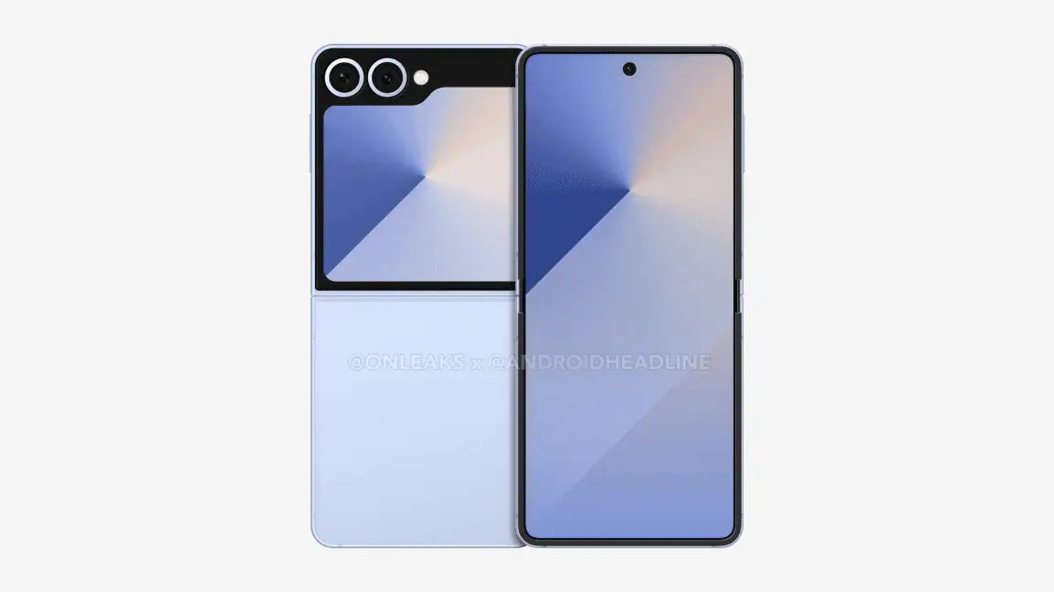 Samsung Galaxy Flip7 Rendering CAD 1 Samsung Galaxy Flip7 Rendering CAD 1