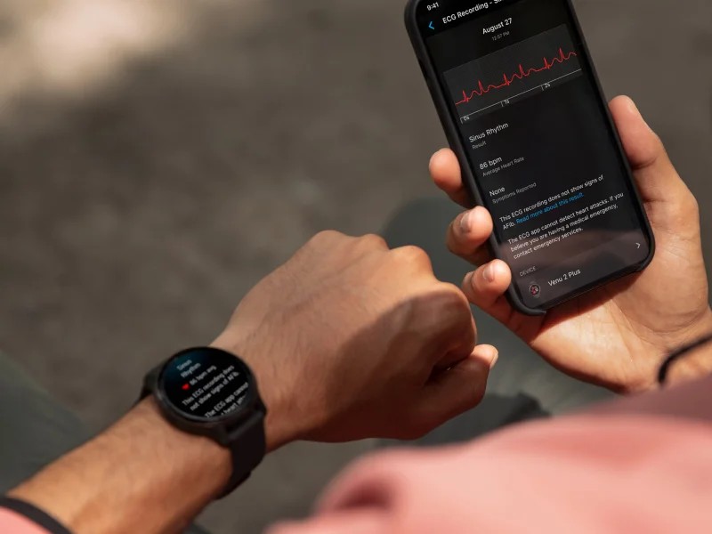 Immagine dell'app Garmin ECG nel Regno Unito e in Svizzera Immagine dell'app Garmin ECG nel Regno Unito e in Svizzera