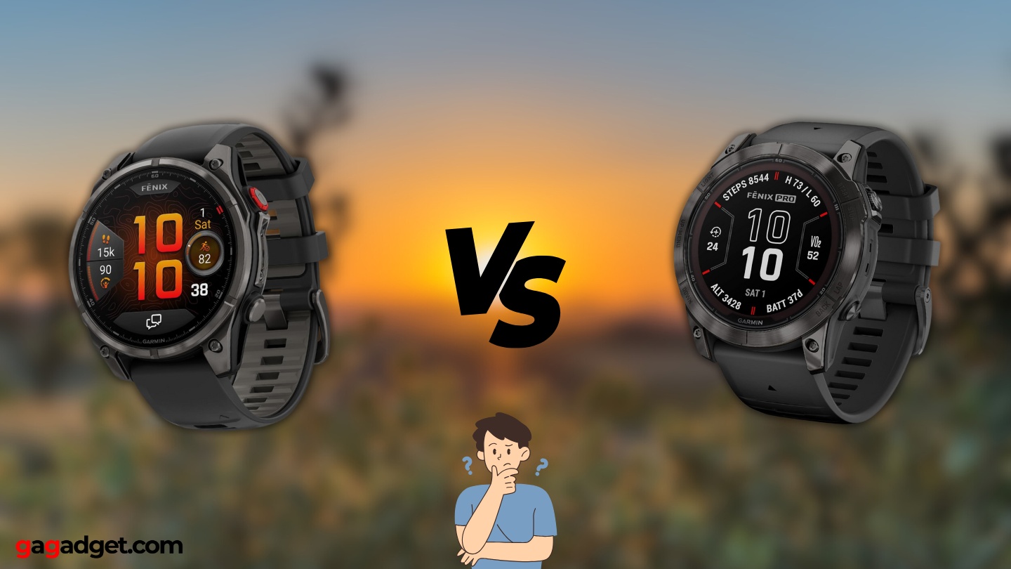 fēnix 8 Pro contro fēnix 7X Pro fēnix 8 Pro contro fēnix 7X Pro