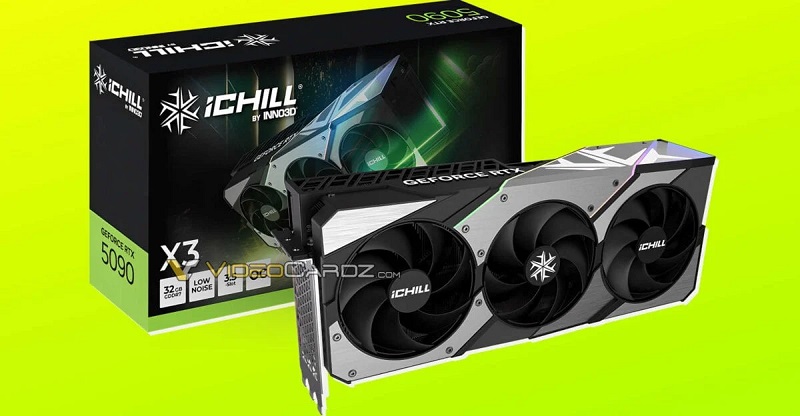 Confezione RTX 5090 di iChill Confezione RTX 5090 di iChill