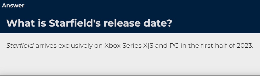 Bethesda ha confermato che Starfield uscirà nella "prima metà del 2023".-2 Bethesda ha confermato che Starfield uscirà nella "prima metà del 2023".-2