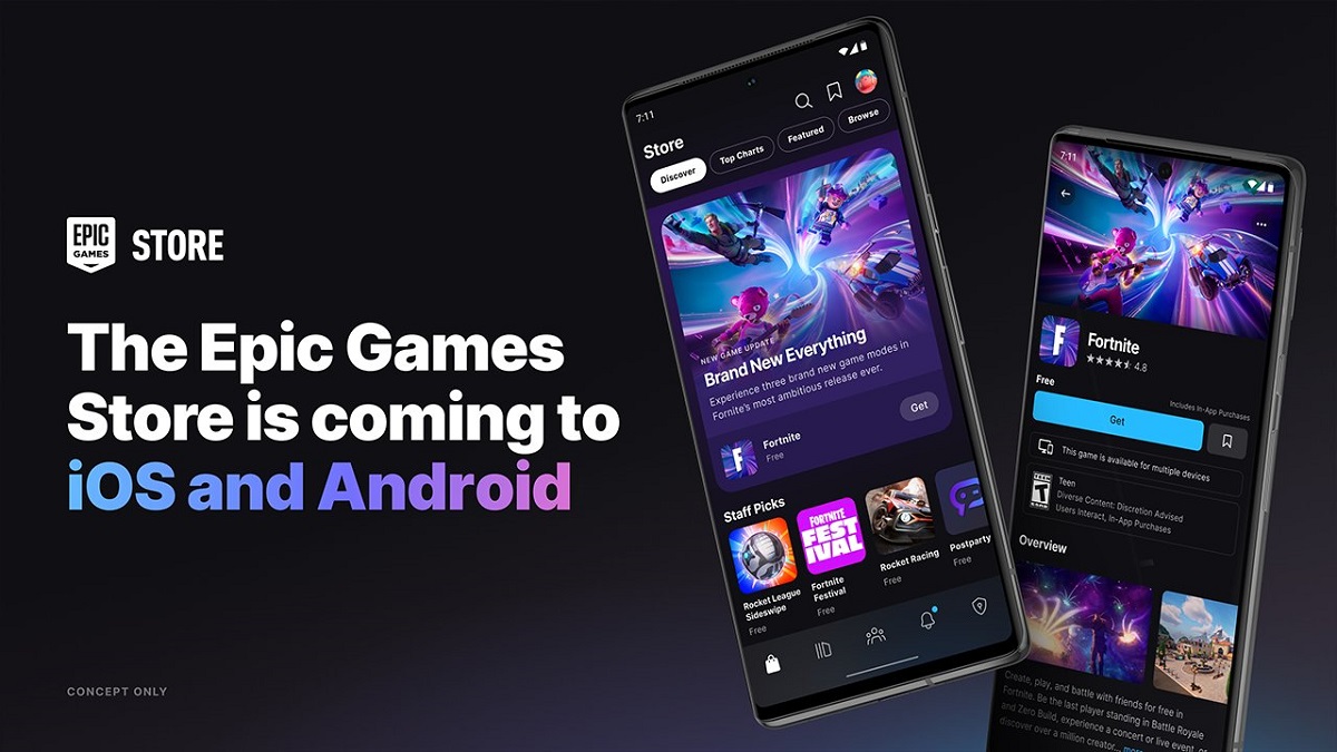 Nel 2024, l'Epic Games Store uscirà su iOS e Android. Il catalogo del negozio includerà non solo giochi per PC, ma anche applicazioni per dispositivi mobili. Nel 2024, l'Epic Games Store uscirà su iOS e Android. Il catalogo del negozio includerà non solo giochi per PC, ma anche applicazioni per dispositivi mobili.